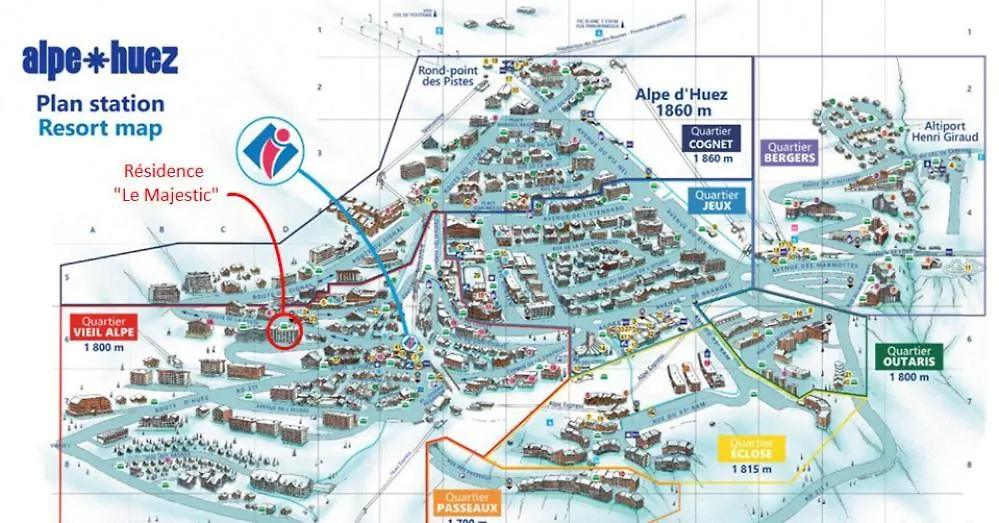 Homency - Residence Le Majestic K5 Alpe d'Huez 0*,
